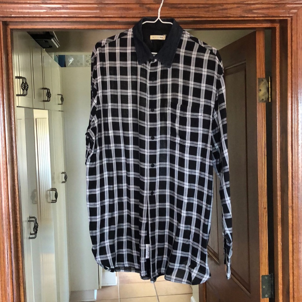 Rag and bone plaid shirt